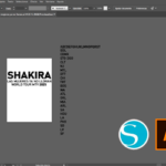 descarga gratis archivo de silhouette e ilustratos de Shakira Las Mujeres Ya No Lloran World Tour