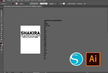 descarga gratis archivo de silhouette e ilustratos de Shakira Las Mujeres Ya No Lloran World Tour