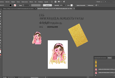 Mis pastelitos archivo editable para DTF y sublimacion