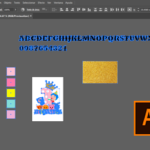 diseño gratuito de plim plim para fiesta infantil en formato a4 en ilustrator