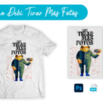 Diseño gratis de Bad Bunny “Debí tirar más fotos” para sublimación y DTF – Tercera versión en PNG y PSD
