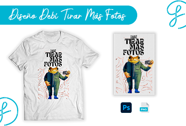 Diseño gratis de Bad Bunny “Debí tirar más fotos” para sublimación y DTF – Tercera versión en PNG y PSD