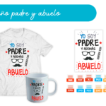 Diseño gratis soy padre y abuelo para el día del padre