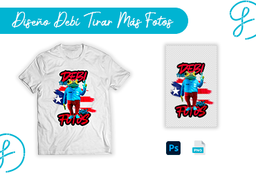 Diseño gratis Bad Bunny “Debí tirar más fotos” tercera versión para sublimación en PNG y PSD