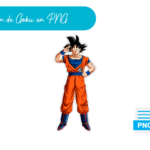 Imagen PNG de Goku con fondo transparente para sublimar camisetas y tazas, dtf lista para descargar gratis