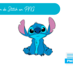 Imagen PNG de Stitch con fondo transparente para sublimar camisetas, tazas y proyectos creativos