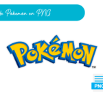 Logo de Pokémon en formato PNG con fondo transparente, ideal para sublimar camisetas, tazas y proyectos gráficos