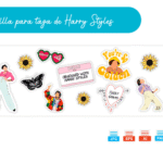 Diseño PNG de taza de Harry Styles, formato plano con fondo transparente y texto del post, listo para descarga gratuita