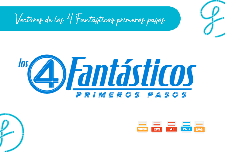 Diseño vectorial gratuito de Los 4 Fantásticos para sublimación, personalización y DTF