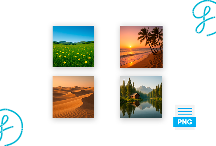 Pack de paisajes y naturaleza realistas – Descarga gratis imágenes de paisajes en alta calidad descarga gratis PNG AI SVG